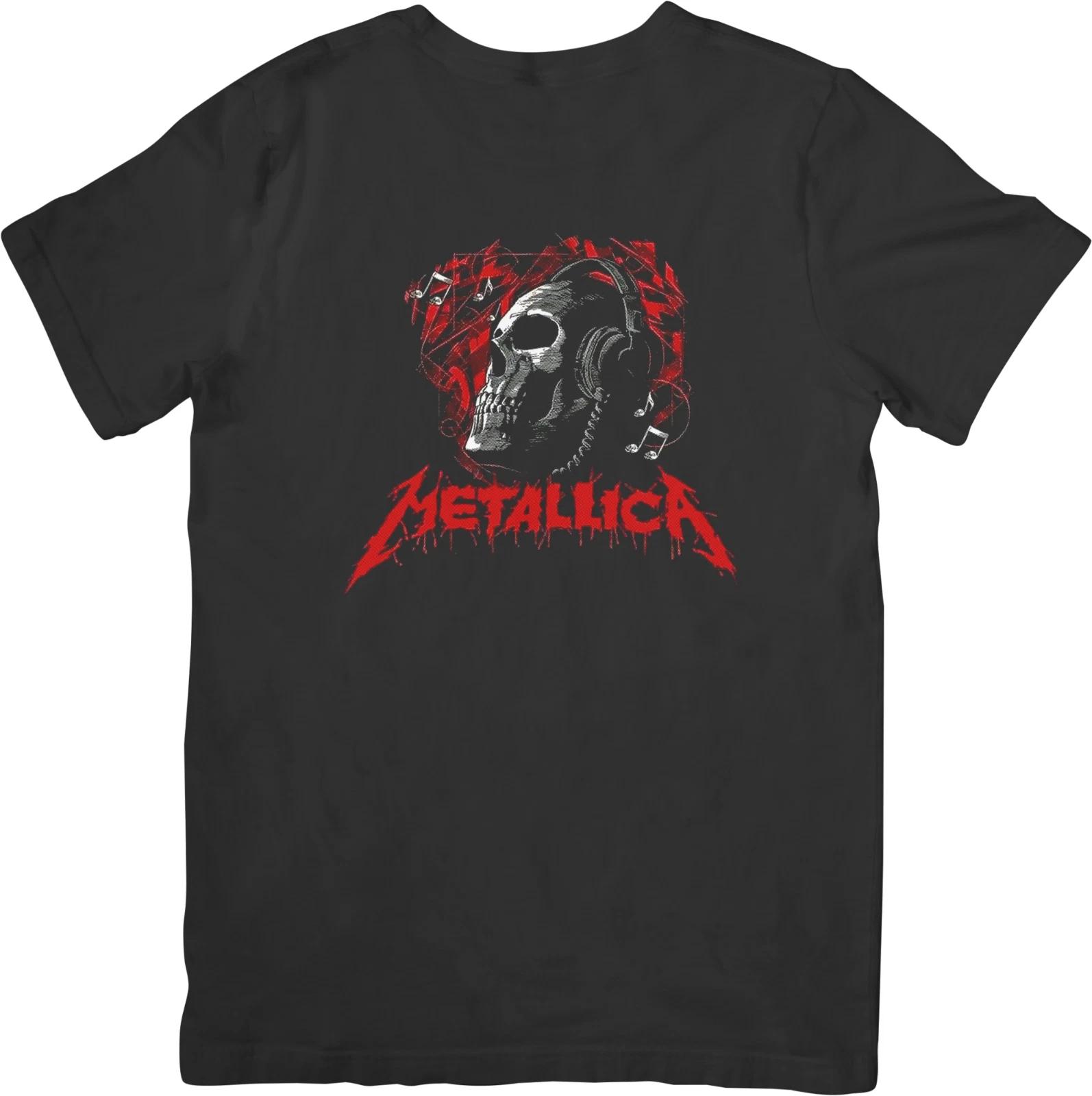 

Metallica 4 Music Unisex Fit for Men & Women Quality Cotton T-Shirt Black S