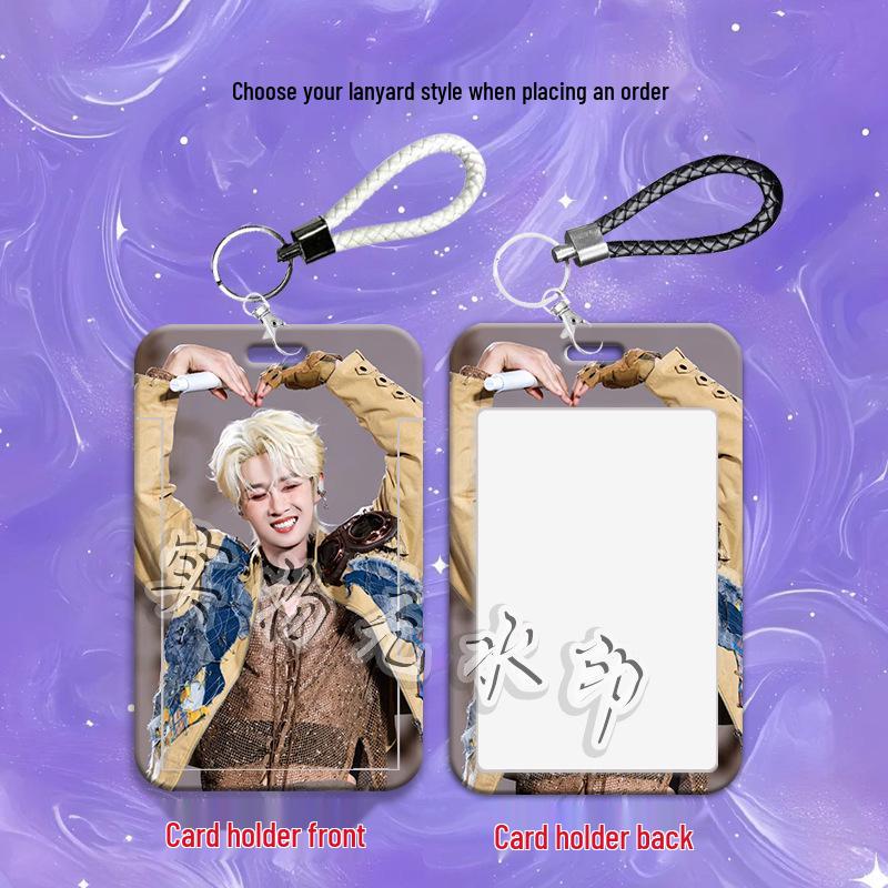 Zhuo Yuan Schiebe-Kartenhalter: Schützt Campus-, Essens-, Zugangs- und Buskarten mit Schlüsselband