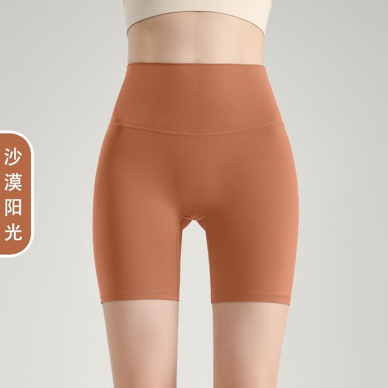 High-Waisted Yoga Shorts Women Breathable Compression 3/4 Leggings Running Gym Cycling Fitness