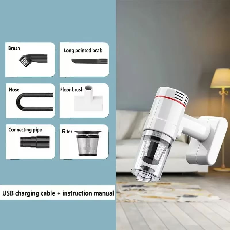Car Wireless Handheld Vacuum Cleaner Car with Strong Suction Power Wireless High Power Portable Cleaning Robot Household Vacuum Cleaner
