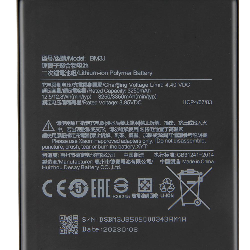 Replacement Phone Battery BM3J For Xiaomi 8 Lite MI8 Lite BM3J With Free Tools 3350mAh