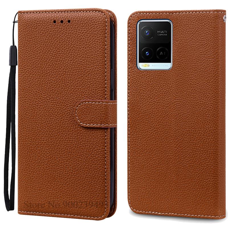For Vivo Y21 2021 Y21S Deksel Lommebok Flipdeksel For Vivo Y33S Y33T Y32 Y21T Y21E Y21A Y21G VivoY21 Silikondeksel Coque Fundas Etui