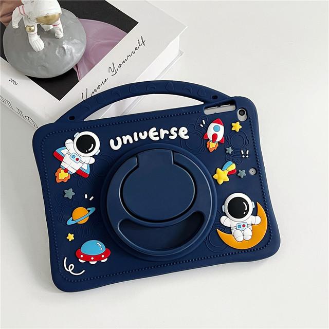Cute Cartoon Frog Astronaut pro iPad Pro 11 Pouzdro 2022 2021 2020 Dětský obal na tablet pro iPad 10.2 8. 9. 10. 10.9 Gen 9.7 Mini 6 Air 1 2 4 5 Pouzdro