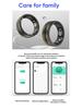 W8 Carbon Fiber Smart Ring: Sensorless Heart Rate, Blood Oxygen & Sleep Monitor, Waterproof Sports Wearable
