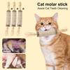 Cat Chew Toy for Dental Care Edible Teeth Cleaning Teething Rod Natural Ingredients Cat Biting Sticks Entertainment Bite-resistant Fun Playtime Toy