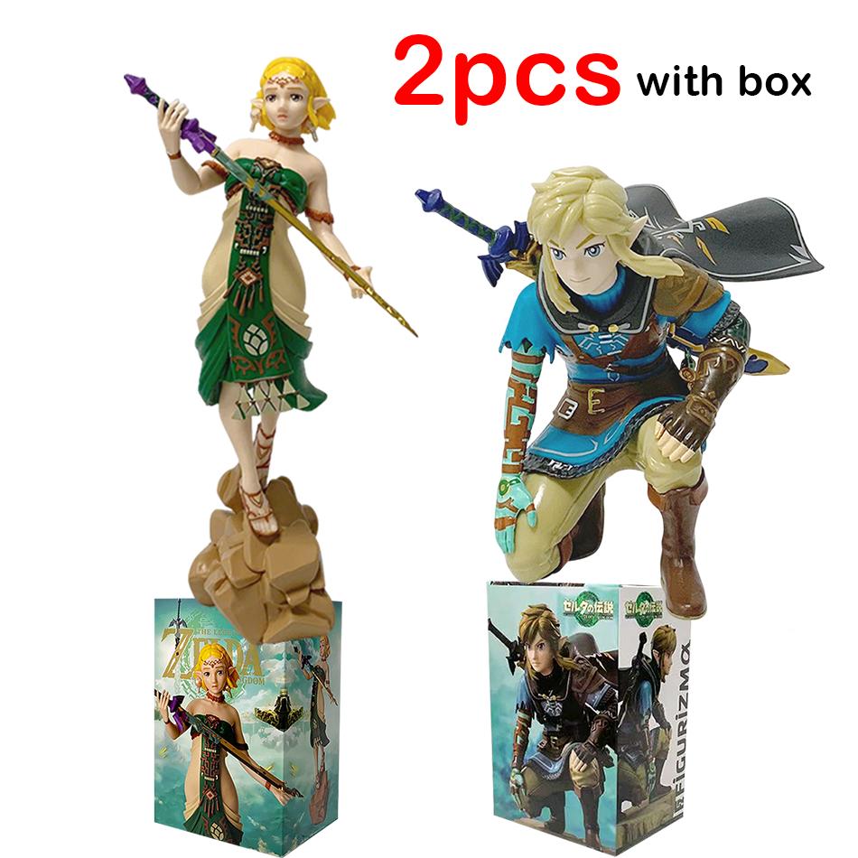 The Legend Zelda Link Awakening Kingdom Tears Skyward Sword Princess Model Anime Cartoon Toy Gift of S Kid Friendly Entertaining Fun Play Safe