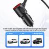 120W Car Charger Splitter Multi Ports PD30W QC3.0 Cigarette Lighter Adapter Car Cigarette Lighter Socket Splitter with Voltage