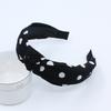 Fabric headband female Yiwu headdress jewelry autumn and winter feeling wide edge versatile high skull top headband hairpin