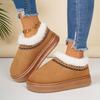 Winter Warm Short Boot Shoes Plush Soft and Skin-friendly Women Shoes