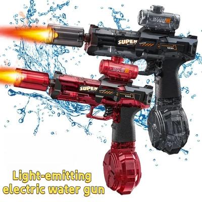 Non-Toxic Led Light Emitting Electric Water Gun Toys Children Automatic Sensor Lights Water Pistol Summer Outdoor Beach Pool Toy For Kids