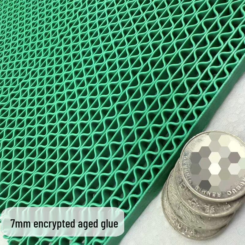 OPUWEI Outdoor Non-slip Hollow Grid Plastic Mat, 7mm Thick 0.9m x 2m