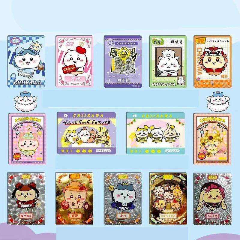 15 ks Nová kolekce karet Chiikawa Čtvercový Kausakijihouka Kawaii postavička Anime Hračka Karta Kreslená Dekorativní Roztomilý Dárek