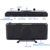 Projection Alarm Clock Digital Mirror Clocks with 180 degrees  Rotatable Projector RGB Color Digital LED Display 6   Display Brightness Dual Alarm
