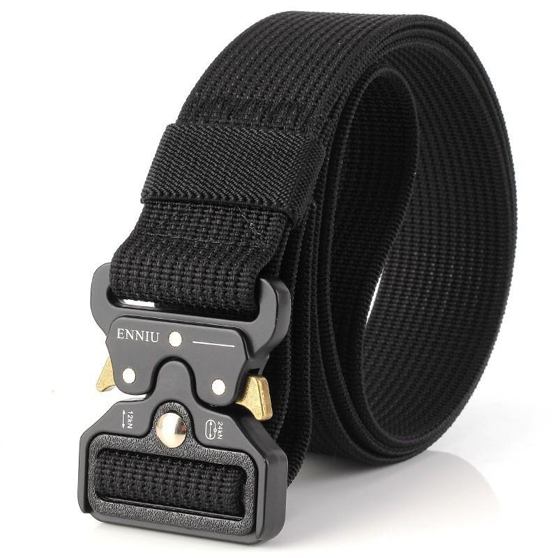 TUSHI Second-generation 3.8cm Belt Men s Work Multifunctional Nylon Outdoor Training 125cm чёрный