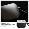 Native Union Active Case för AirPods Pro 3 - med Klämma för Fästning Överallt - Silkeslen Matt Silikonfodral (Svart)
