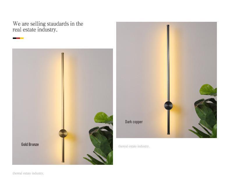 Modern Nordic Minimalist Wall Lamp - Luxury Bedroom & Living Room Fixture