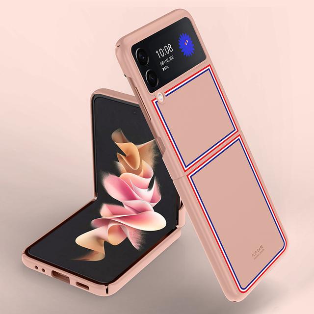 Luxury Slim Thin Protective Cover Case For Samsung Galaxy Z Flip 3 5g Flip3 Z Fold3 Fold 3 Folding Cell Phone Bag Funda Coque