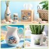 12 Sheets 12 Style PVC Stickers Heat Transfer Film for Window Decoration Mixed Shapes 140x140mm 1 sheet/style