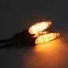 Motorcycle Turn Signal Light Amber Indicator Waterproof Rear Tail Running Lamp for Moto Scooter 12V