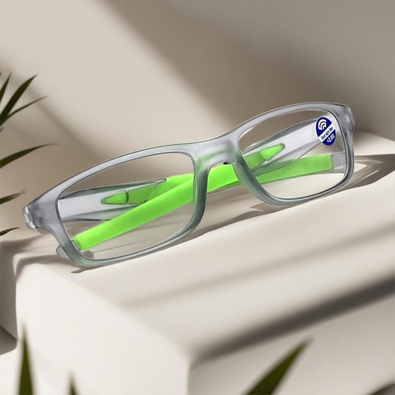 Mittelalterliche Ältere HD Mode Sport Lesebrille PC Blaulichtfilter Alterssichtbrille 428