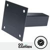 Mast Pole Base Screwed To Concrete Mounting Anchor Foot 120x120