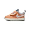 Pico 5 Little Leather Durable Low-Top Sports Casual Shoes Baby Sneakers White Orange DQ8371-800