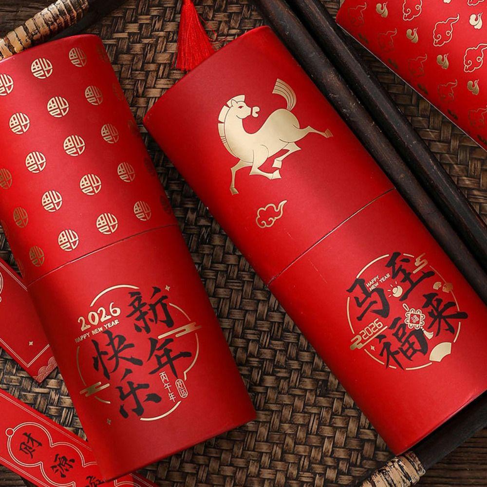 Red Envelopes Draw Lots Red Envelope Zodiac Hores New Year's Envelope  Spring Festival