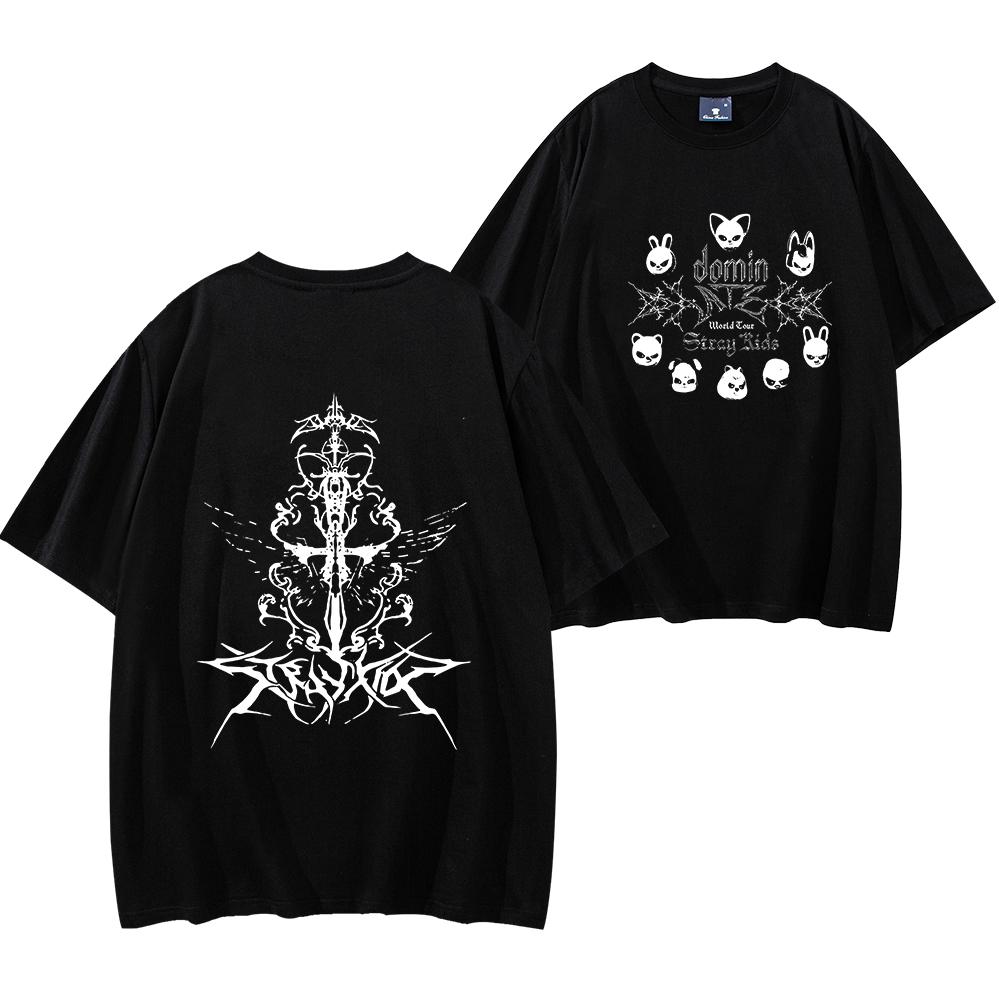 

Футболка Dominate World Tour 2025 Мужская Женская Короткий Рукав Хип-Хоп Уличная Одежда Альбомная Футболка Dominate Футболка Y2K Одежда Унисекс 4XL