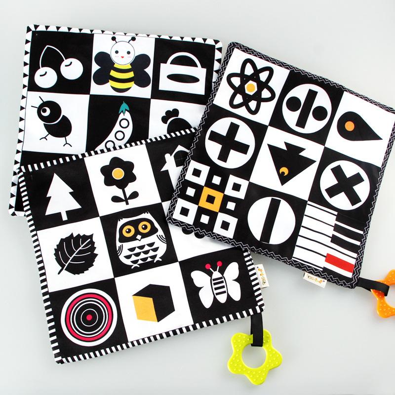 Montessori Toys Tummy Time Floor Mirror Educational Toys Baby Sensory Development High Contrast Baby Toys 0 12 Months
