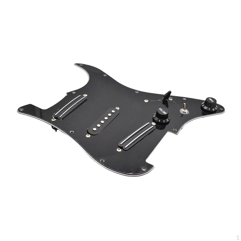 Pickguard Chitară Electrică Încărcat Precablat Rezistent la Uzură Piese Instrument Muzical Comutator Ceramic