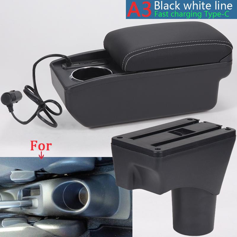 For Nissan Sunny Armrest Box For Nissan March Micra K13 Car Armrest Storage Box Dedicated Retrofit Parts Interior Car Accessorie