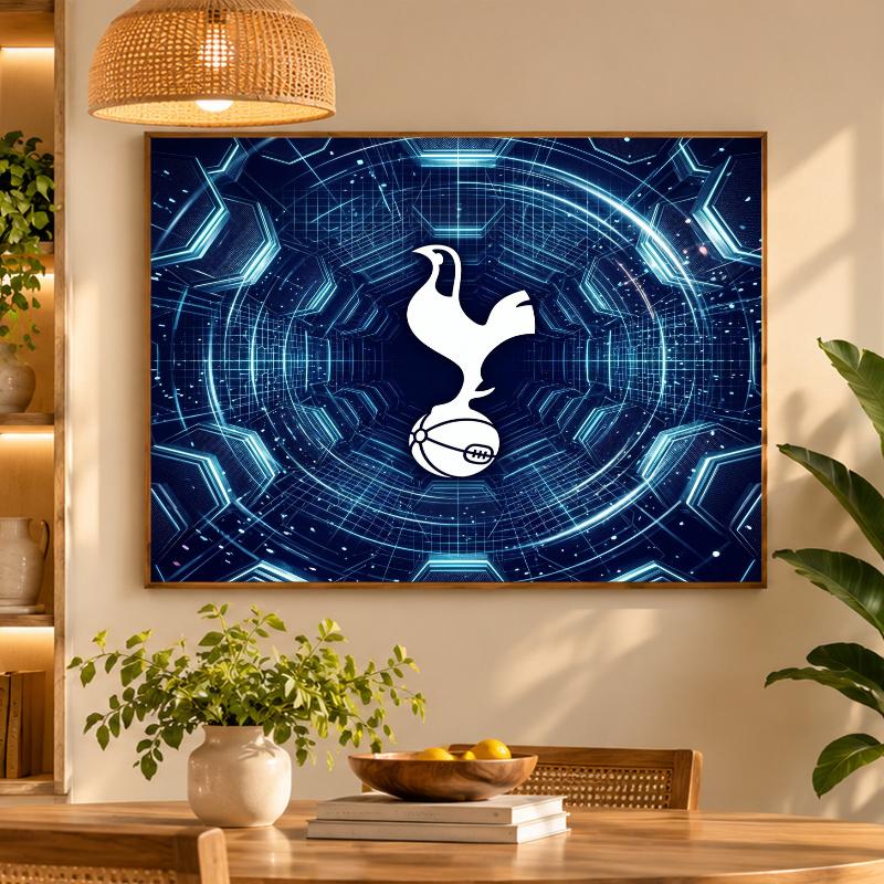 5D Diamond Painting Tottenham Hotspur DIY Full Drill Diamond Art Kit Home Decoration