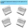 ABJI-Support Panier Inférieur Panier Lot de 4 7009399 Pour Sub Zero Pour Congélateur APS 5029 611 650 BI-30U