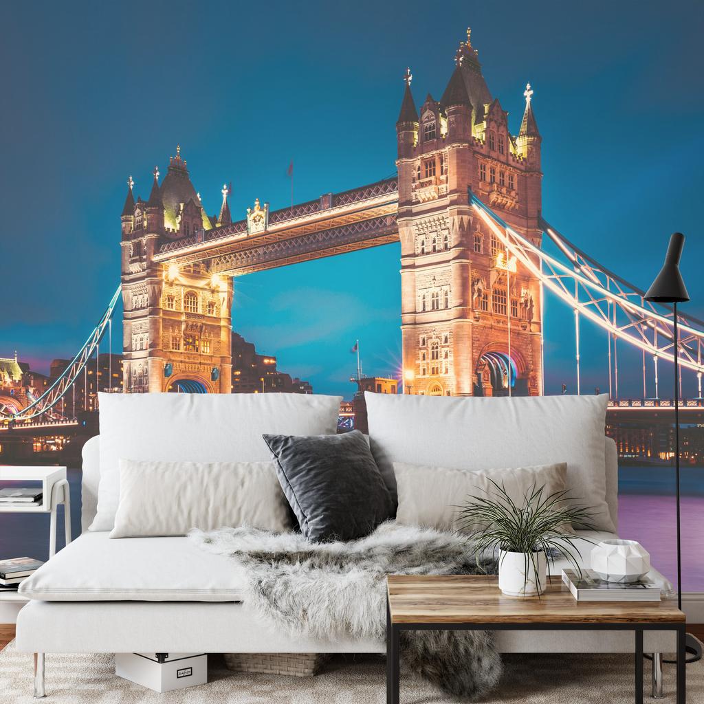 Photomural Tower Bridge Washable Fleece 208x146