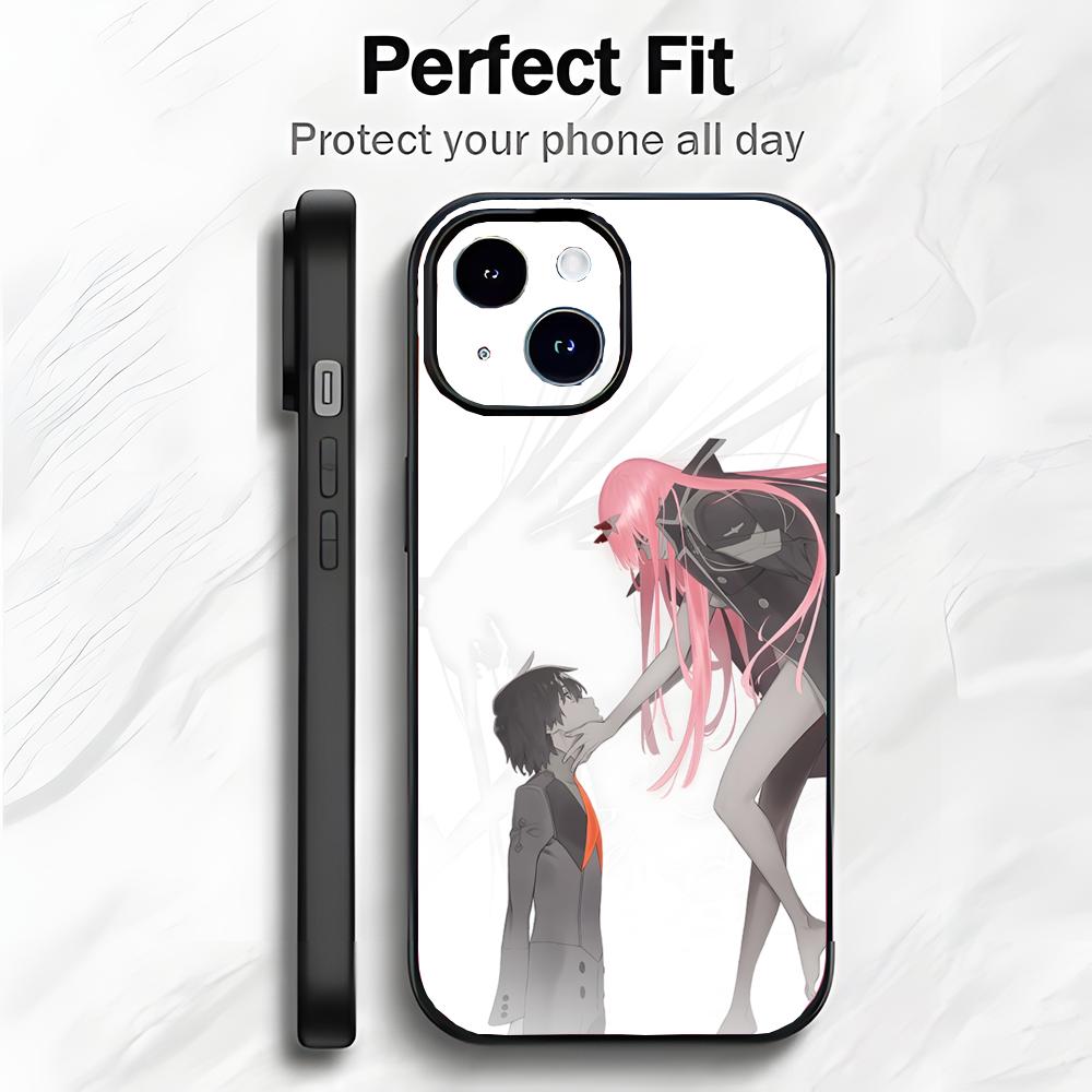Japanese Anime 02 D-DARLING in the FRANXX Phone Case Phone Case Soft Packaging Lightweight For iPhone17 16 15 14 13ProMax