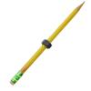 Threaded Pencil with Nut For Kids Adults Wooden Design Stress Relief Tool For Classroom Focusing Homework Productivity