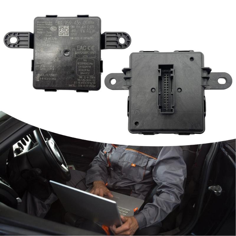 Car Keyless Module 5WA959436C 5WA 959 436C for 2021-2022 One Key Start Module Control Unit Easy Installation