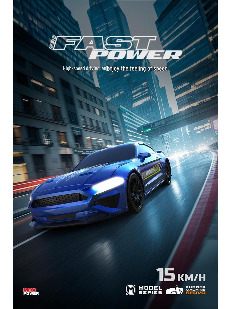 1:43 Remote Control High-Speed Drift Racing Car with Metal Chassis