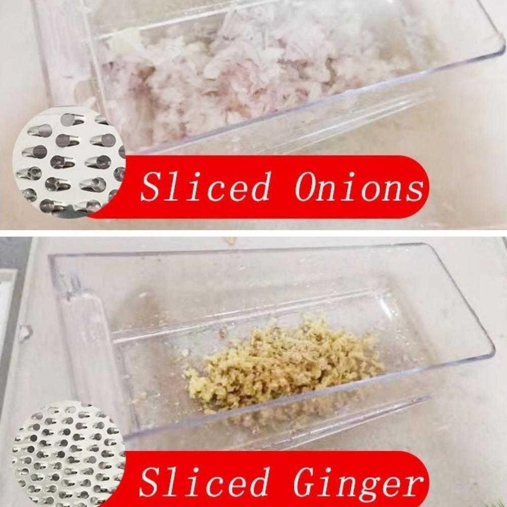 Multi-functional Stainless Steel Grater with Storage Container Vegetable Grater Meal Prep