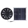 5V 10W Solar Panel Powered Fan Quite Operation Exhaust Ventilator Fan for Greenhouse RV Camping