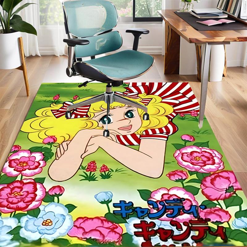 1pc Candy Candy2 Design Area Rug - Non-Slip, Soft & Cozy Floor Mat for Living Room, Bedroom, Office - Indoor/Outdoor Decorative Carpet