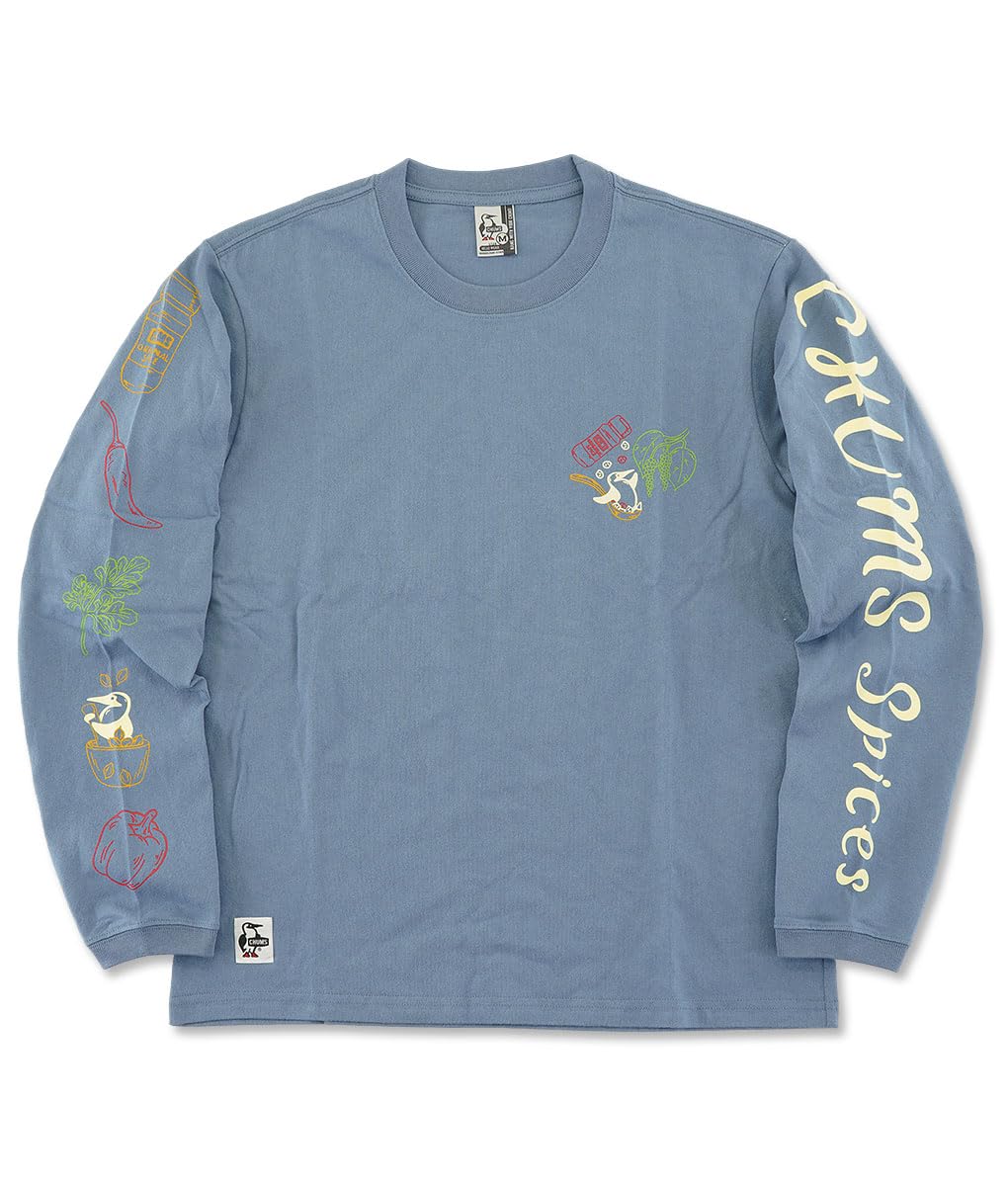 

Retro Spice Brushed Blue [Chums] L/S T-Shirt Men s Lt.