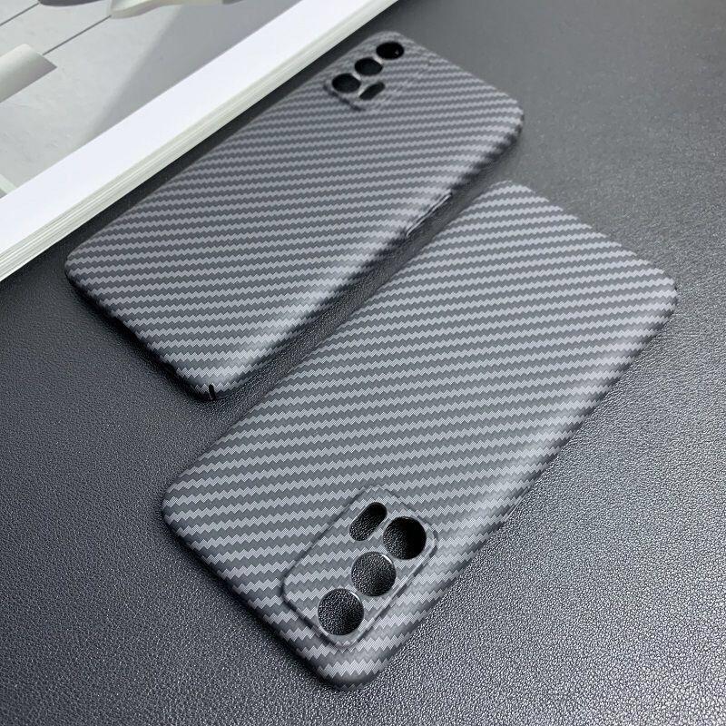 Ultra Thin Hard Case For Realme GT Neo 2T 3T GT2 Pro GT Master Edition PC Carbon Fiber Texture Phone Case Stylish Luxury Bumper