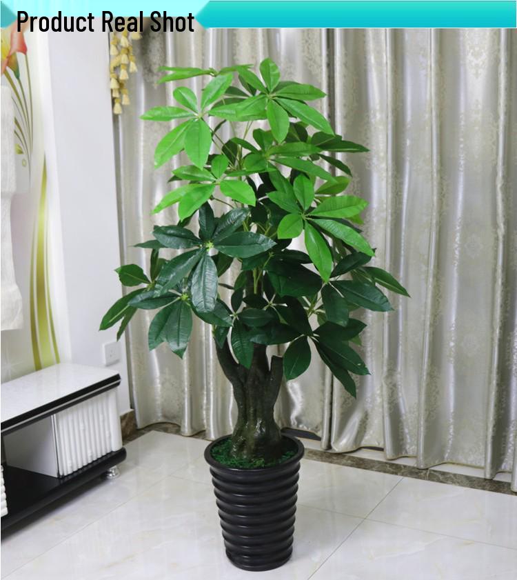 Large Artificial Anthurium Tree In Pot - Indoor Greenery for Living Room Decor