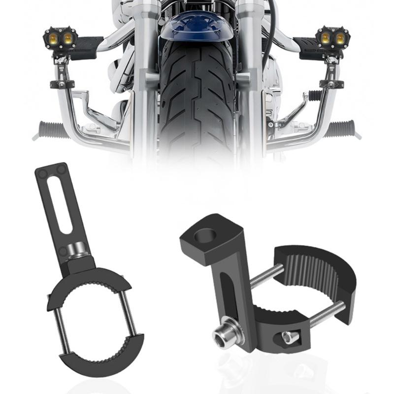 Motorcycle LED Headlight Spotlight Clamps Bracket Tube Mount for Motorcycle Fog Light Lamp Holder Accessory