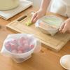 3Pcs/lot Reusable Silicone Wrap Seal Food Fresh Keeping Wrap Lid Cover Stretch Vacuum Food Wrap Bowl Cover Home Kitchen Tools