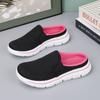 Fashion Summer Men Half Shoes Slippers Slip On Shoes Women Mesh Breathable Soft Comfortable Loafers Big Size 47 48 Zapatillas Hombre