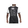 Nike Game X Doernbecher Freestyle Chris Breathable Sweat-Wicking Comfortable Short Sleeve Soccer Jersey Men Tops Black Silver Chile-Red FZ2004-010