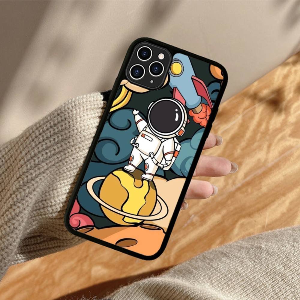 

Cute Astronaut Phone Case Silicone PC+TPU For For IPhone 11 12 13 14 15 16 Plus Pro Max Cover iPhone 16 pro