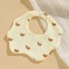 Baby Cotton Gauze Waterproof Bib Soft Breathable Newborn Drool Catcher Gentle On Skin Daily Care Essential For Infants